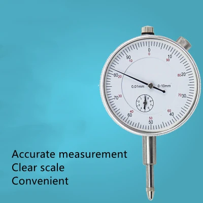 Mechanical Pointer Dial Indicator 0-10mm Dial Indicator Precision 0.01mm