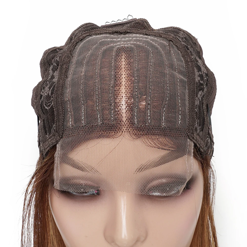 Hot Sale Piano Color Best quality P4/27 Bobo Short hair Lace wigs 100% human hair  lace Transparent