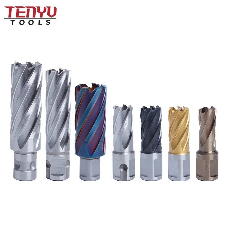 Drill Press Metric 10mm 16mm Annular Cutter 18mm 36mm 60mm Slugger Magnetic Hollow Drill Bit Broach Cutter for Wood