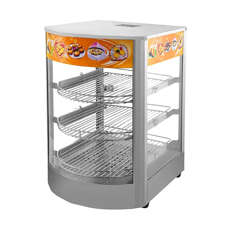 Catering Equipment Commercial Luxury Food Warming Showcase  Food Warmer Food Warming Machine for Snack Shop Restaurant