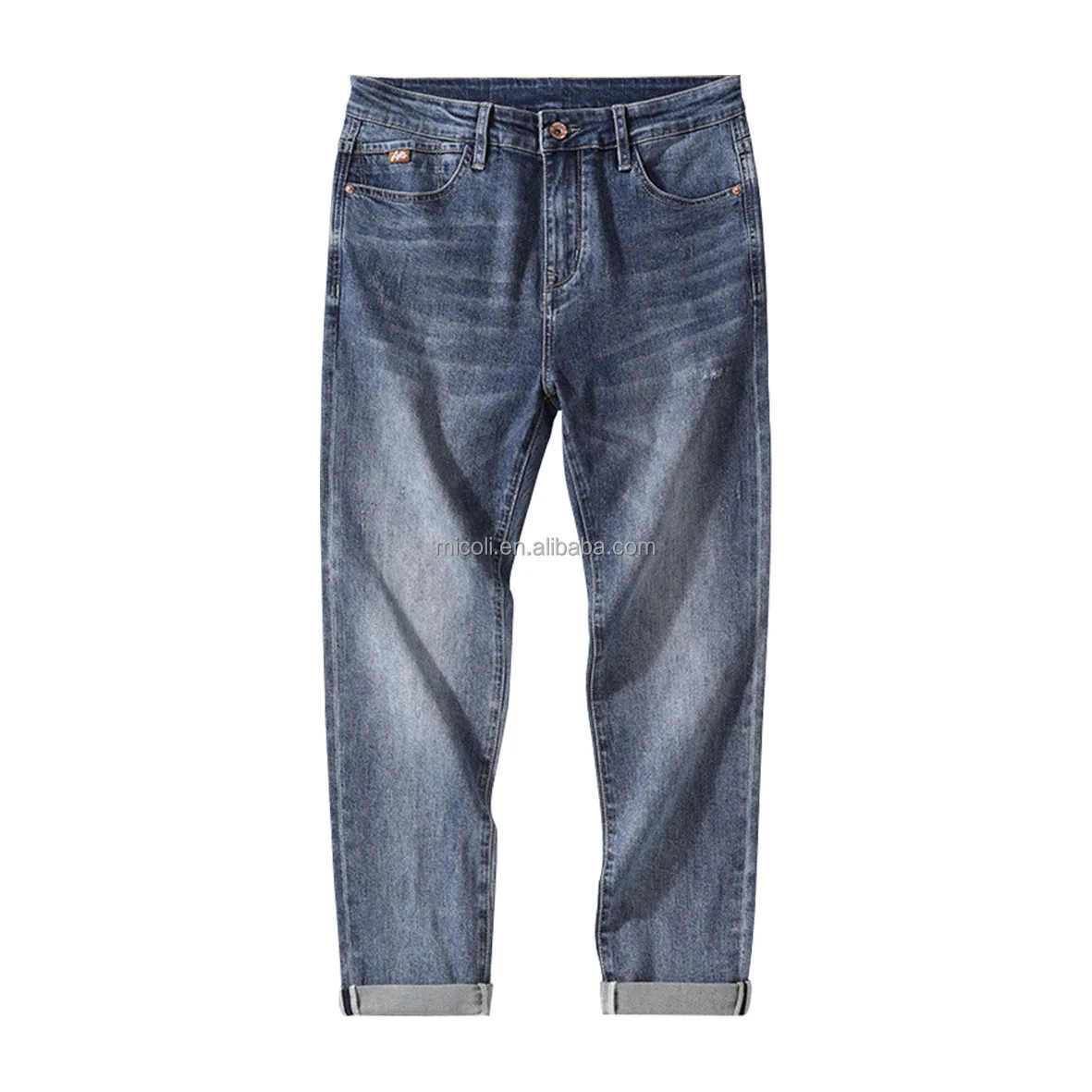 Factory wholesale new style blue stock dropshipping men biker skinny jeans color high waist butt lift jeans women stretch plus