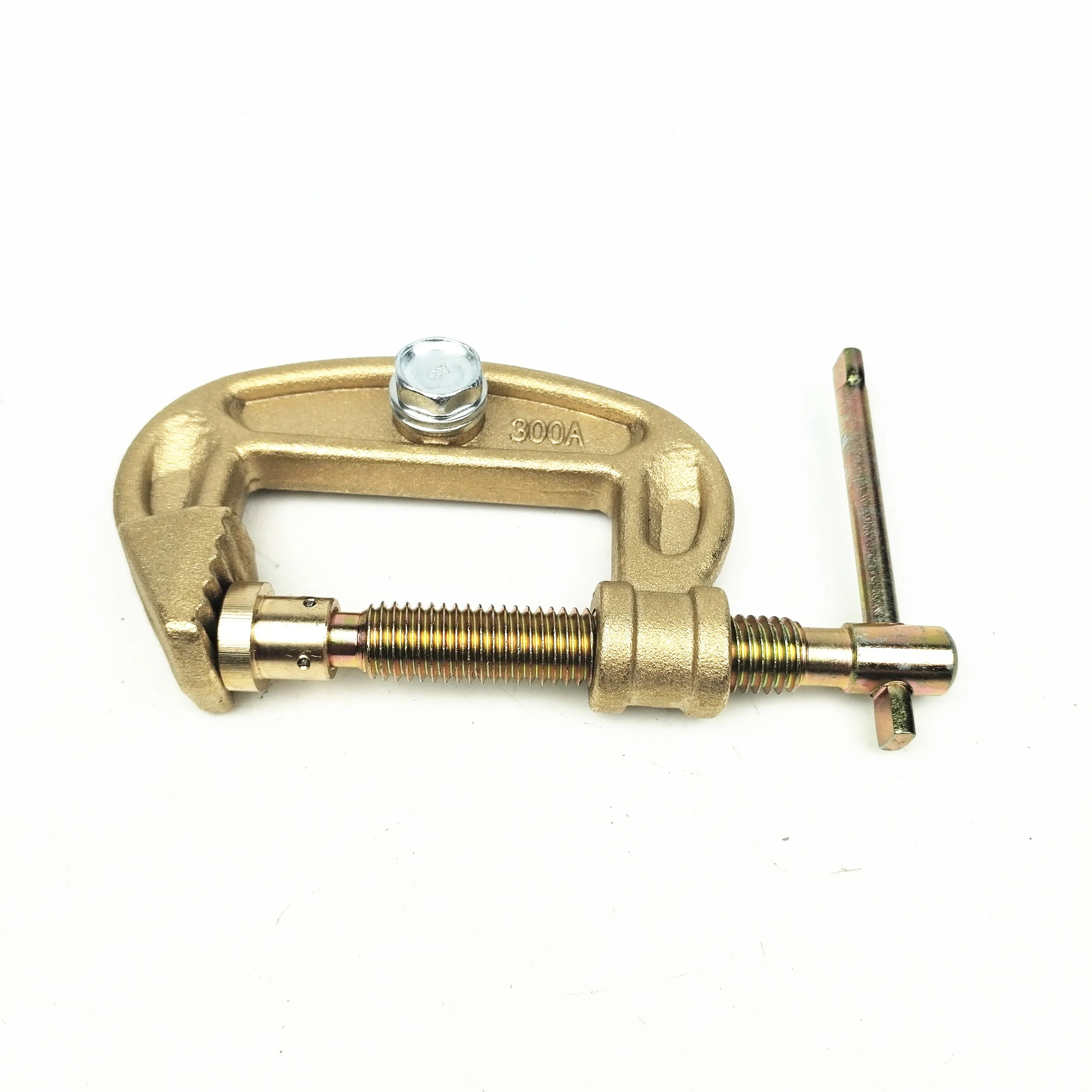 Welding Spare Parts G Type Clamp  Ground Welding Earth Clamp With Rubber Handle