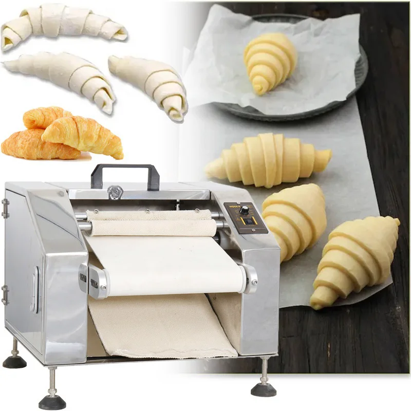Commercial mini croissant full automatic bakery croissant making machine