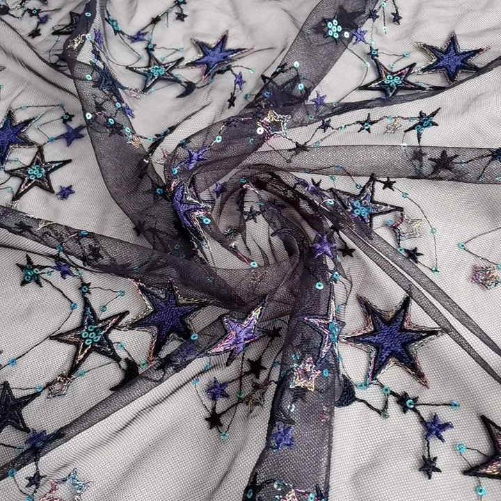 Wholesale new arrival colorful polyester velvet gradient glitter sequin fabric