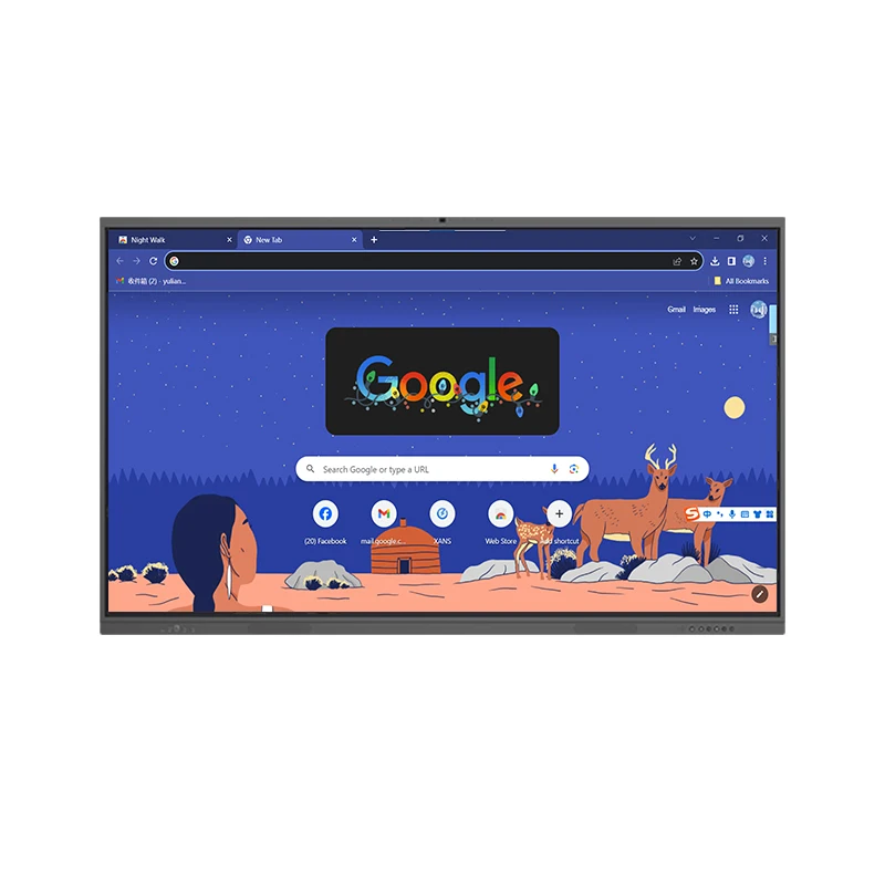 Digital Smart Whiteboard Teaching All In One Pc Interactive Flat Panel Interactive Touch Screen Monitor Lcd Smart Board