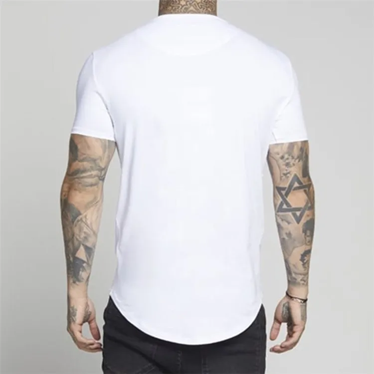 Wholesale China Customized Classic Round Neck Short Sleeve Blank White Plain Custom Printing T Shirts