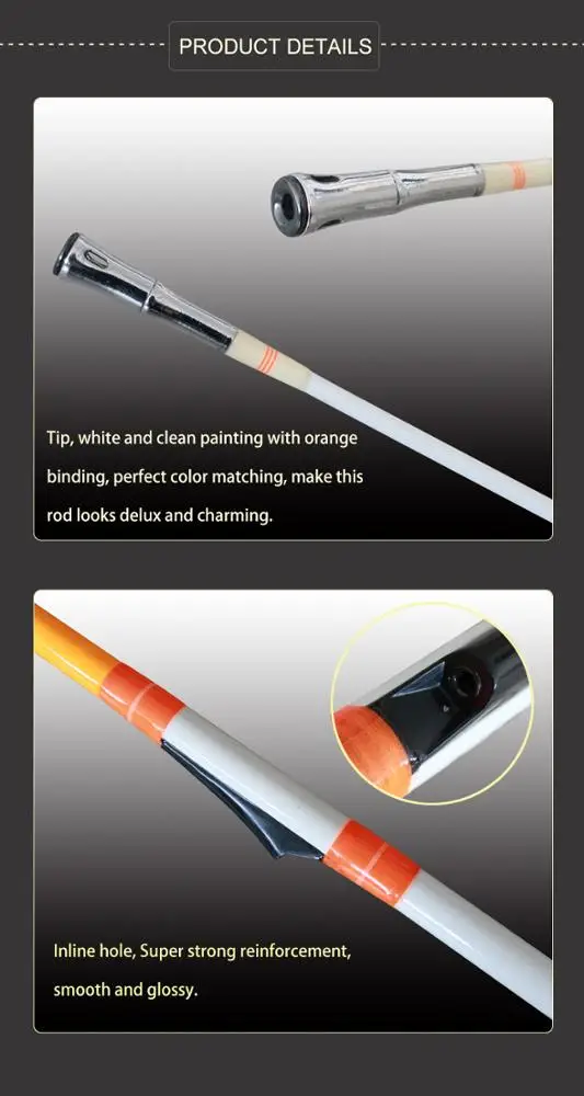 rod building fishing 2.1m 2pcs Fast inline boat rod