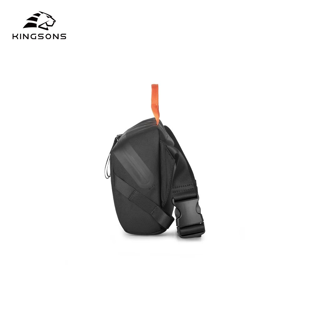 Kingsons new waterproof light weight sling crossbody men back bag for travel commute smartphone pocket wallet key tablet storage