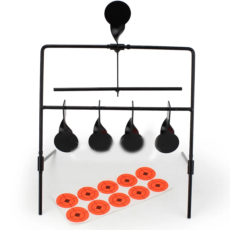 Stainless steel target shooting accessories hot selling explosive shooting practice target folding easy target