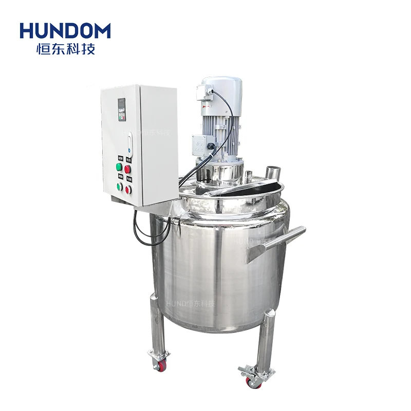 High performance 200l stainless steel tank homogenizer mixing tank for food liquid juice processing
