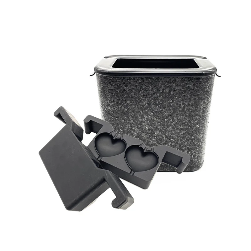 Easy to Release 2 cavity Crystal clear ice ball 2.5 inch Food Grade BPA Free Premium silicone ice ball