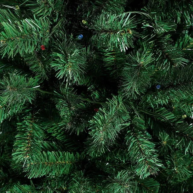 Ourwarm Foliage Holiday Time 2.20 Metros Con luz Pino Ramas Verde Grande Frondosos Arbol de navidad