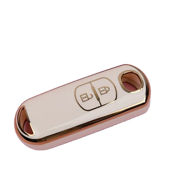 Professional Customized 2 Button   Key Cover Case Silicone for Mazda Car Accessory Car Key Cover Automotive  Car Accessories