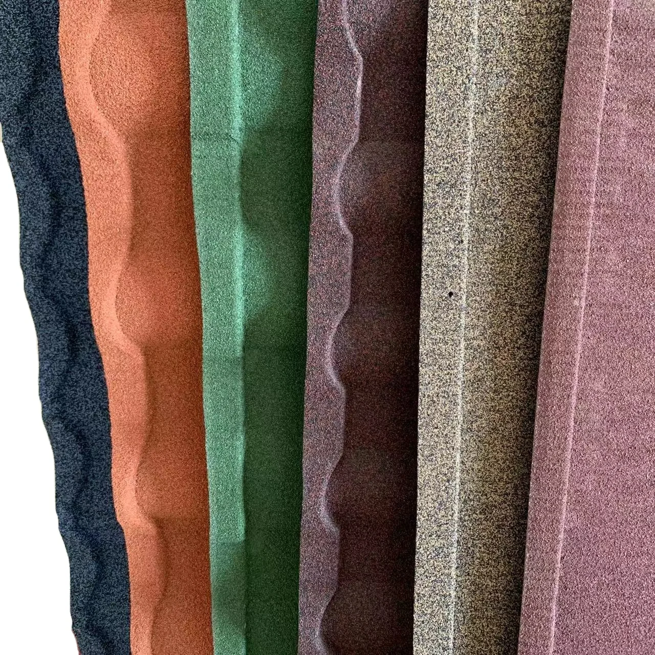 Factory Wholesale Stone Color Coated Metal Roof Tiles Good Price Alvalume Waterproof Asphalt Slate Hotel Building Colored Steel