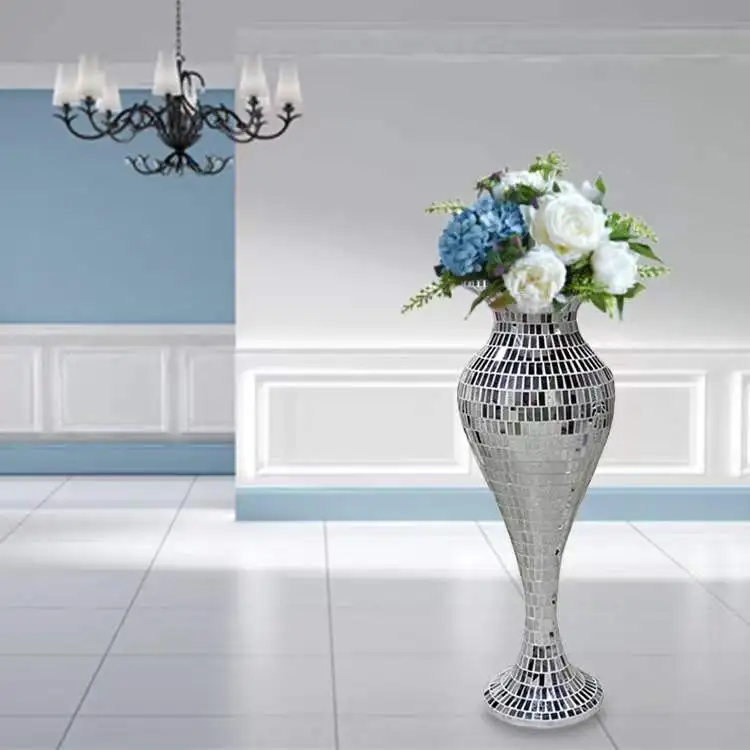 Luxury Wedding Table Centerpieces Wedding Flower Arrangement Vases Metal Centerpieces for Wedding Road-Leading Home Decor Mike13