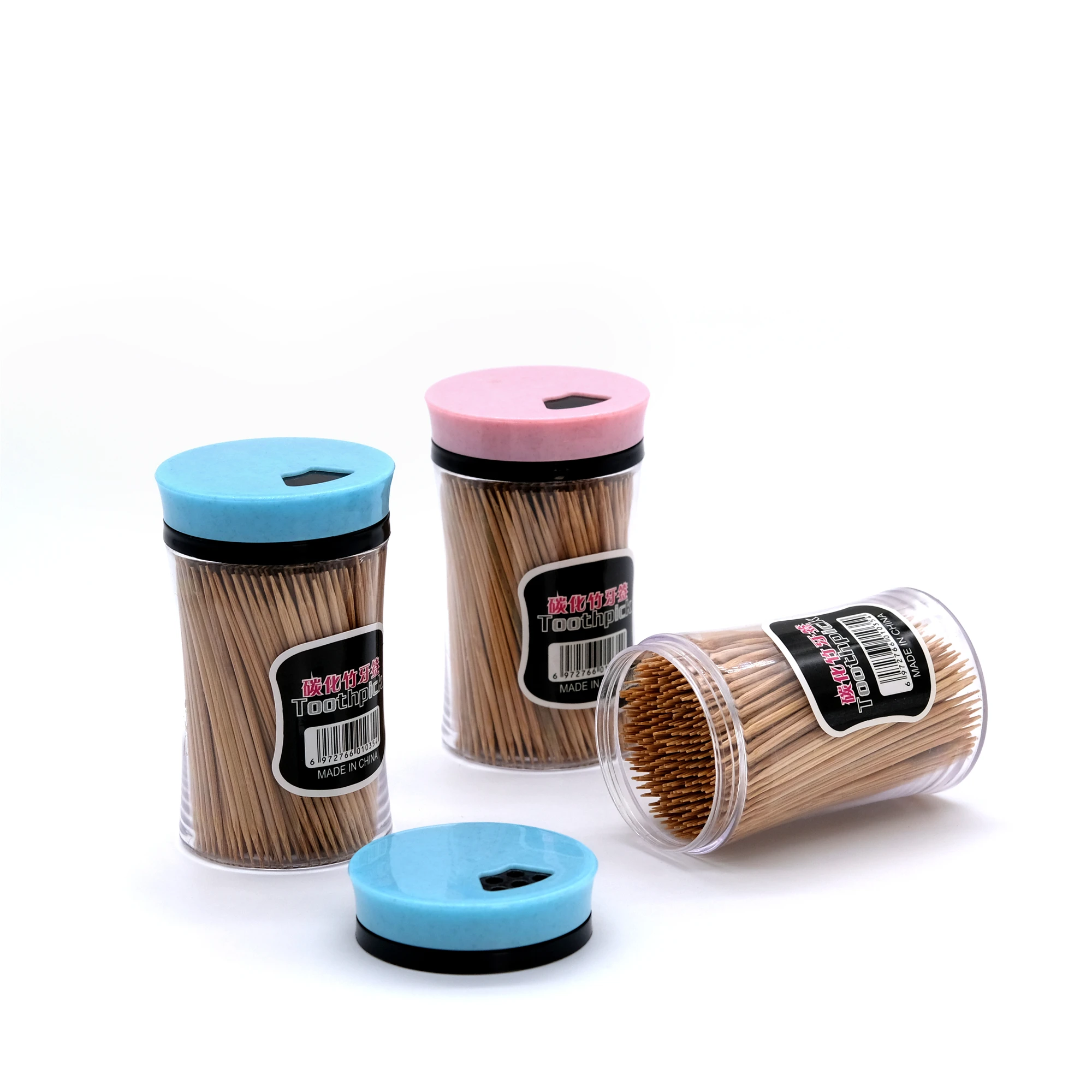 Wholesale Eco-Friendly Disposable Natural Wood Toothpicks Custom Length Bamboo Wrap Senior Toothpicks for Parties Restaurants