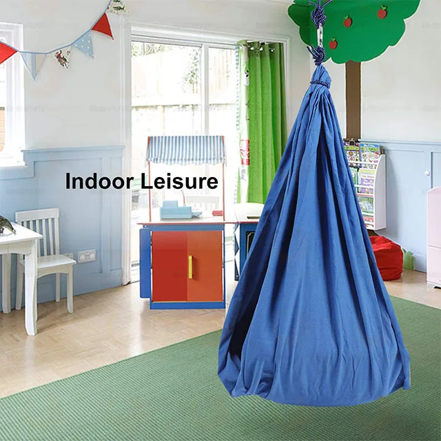 Manufacture custom  high quality luxury soft children swing sensory therapy kid swing