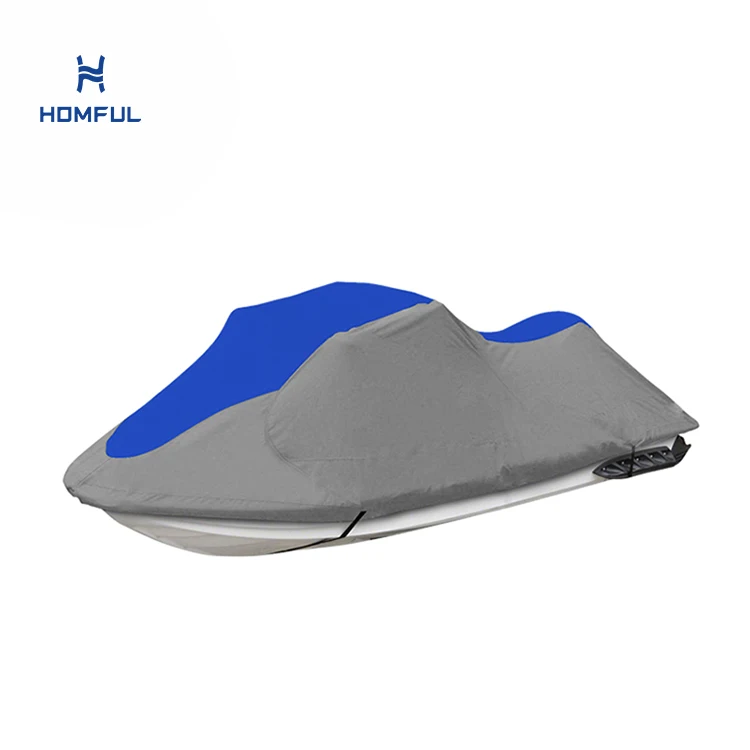 HOMFUL Breathable Watercraft Waverunner Jetski Cover Jet Ski Pwc Boat Cover Waterproof Boat Cover