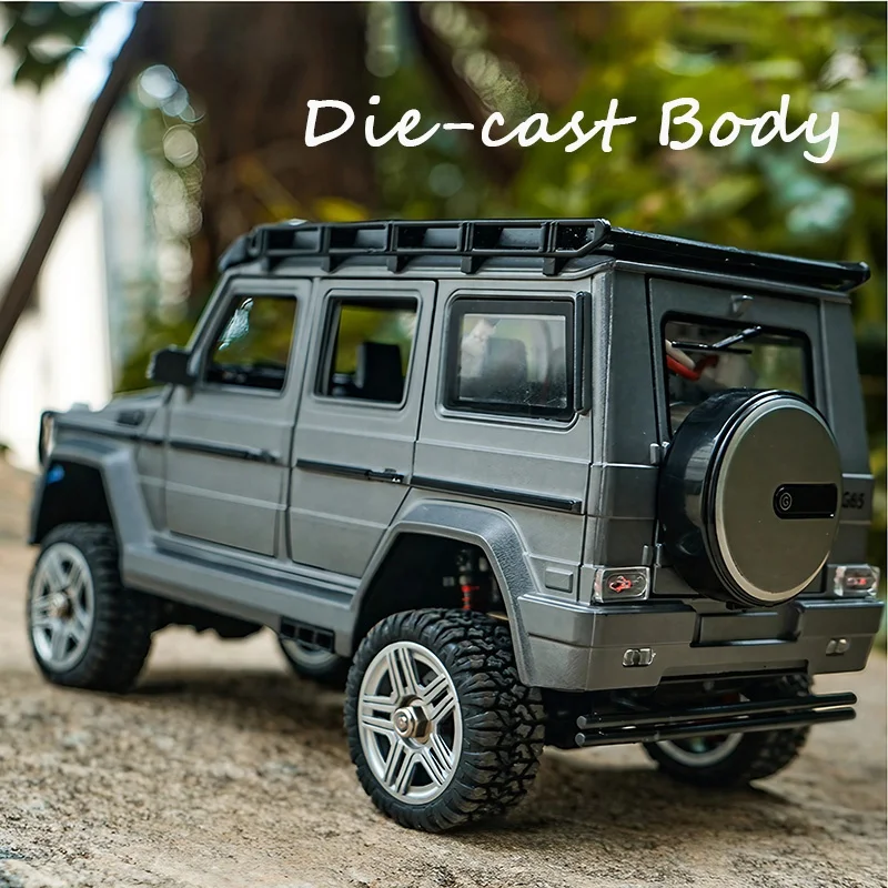 SG-2401 1/24 Scale Amg G65 Miniature Zinc Alloy Off-Road 4Wd Led 4X4 Electric Radio Control Car Truck Metal Rc Rock Crawler Toy
