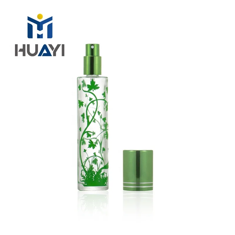 HUAYI Fashion Hot Sale 20 ml 30 ml 50 ml screw spray glass perfume bottle
