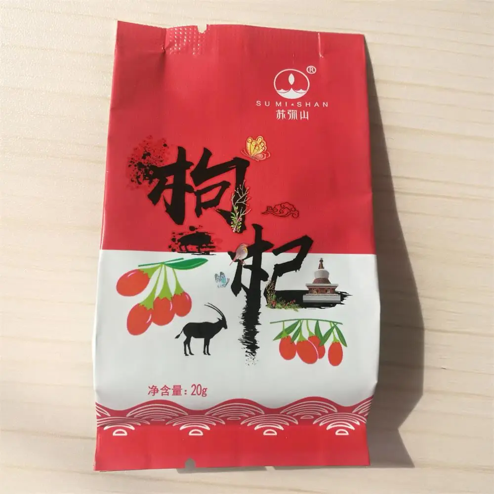 
20G Bag Packing Red Wolfberry Chinese Lycium Barbarum USDA Organic Dried Fruit Berry Goji 