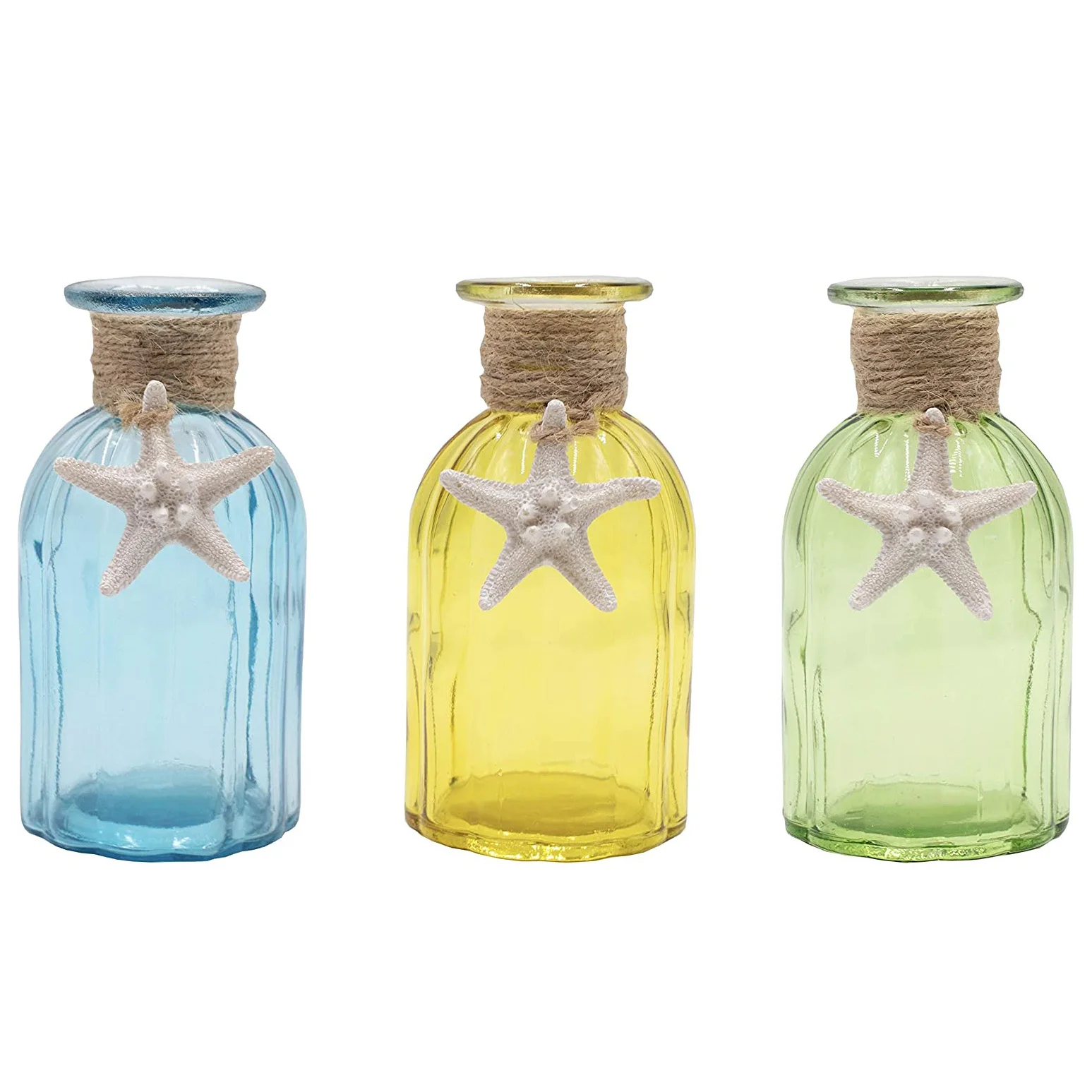 Retro Small Glass Vase Embossed Glass mini Vase small glass bud vase with low price Eco-friendly