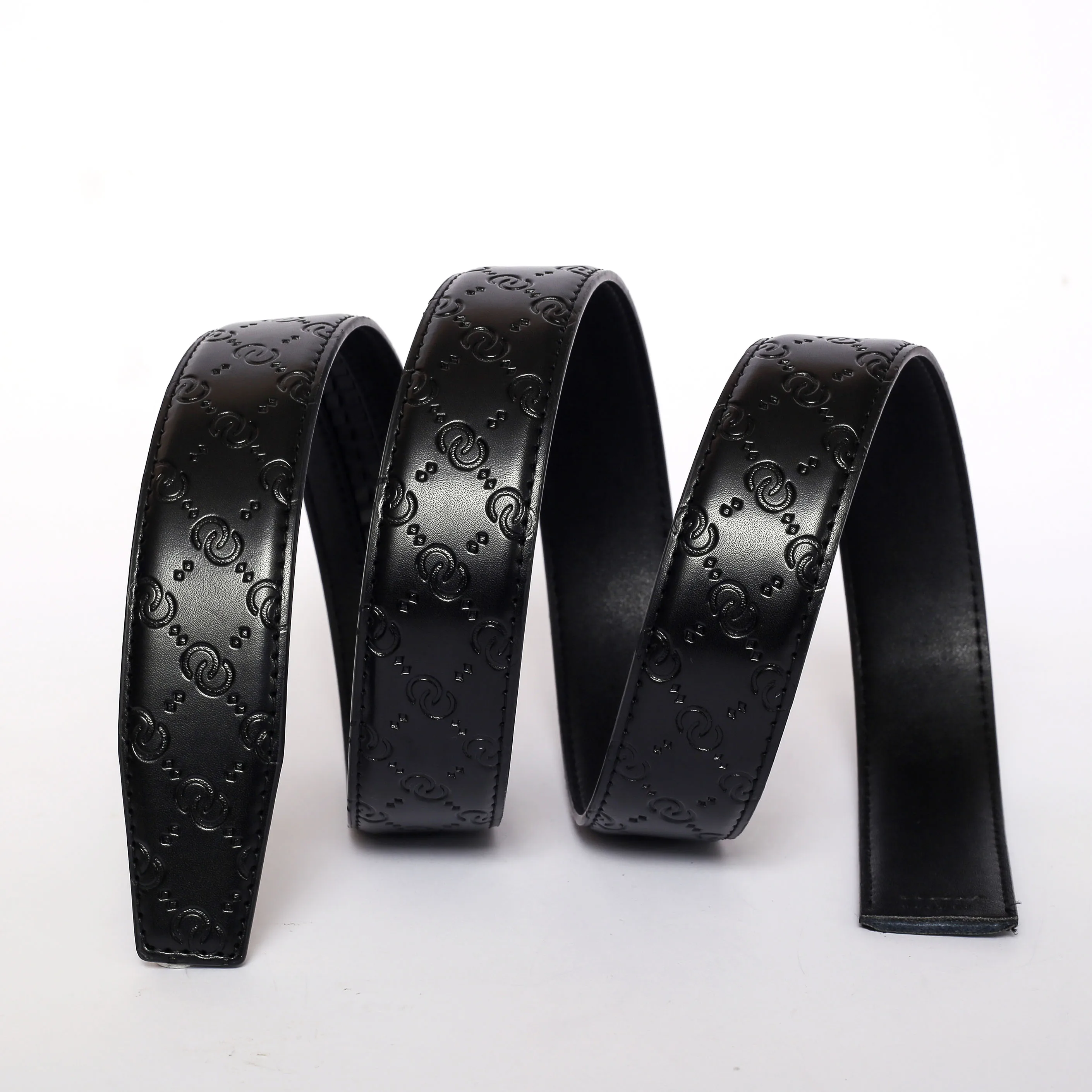 Оптовая продажа, мужской ремень из натуральной кожи с автоматической пряжкой, 3,5 см