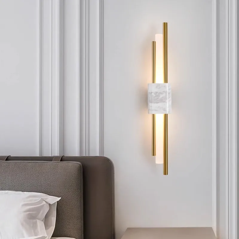Simple Crystal Wall Lamp Modern Bedroom LED Glass Lights Living Room Indoor Decor Lighting Mirror Headlight Makeup Fixtures