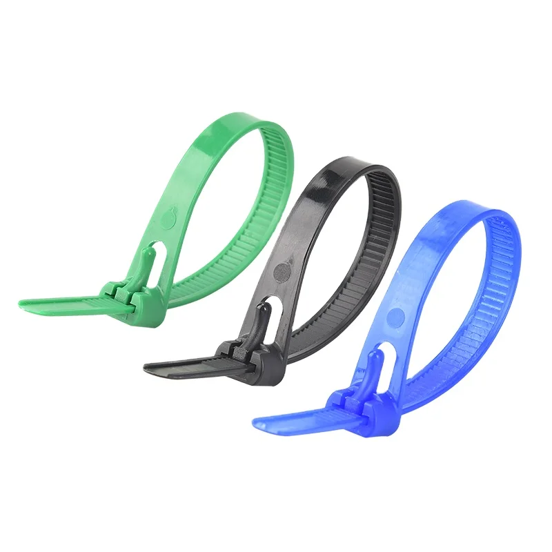 reusable white plastic nylon cable ties anti-uv cable ties nylon 66 cable ties