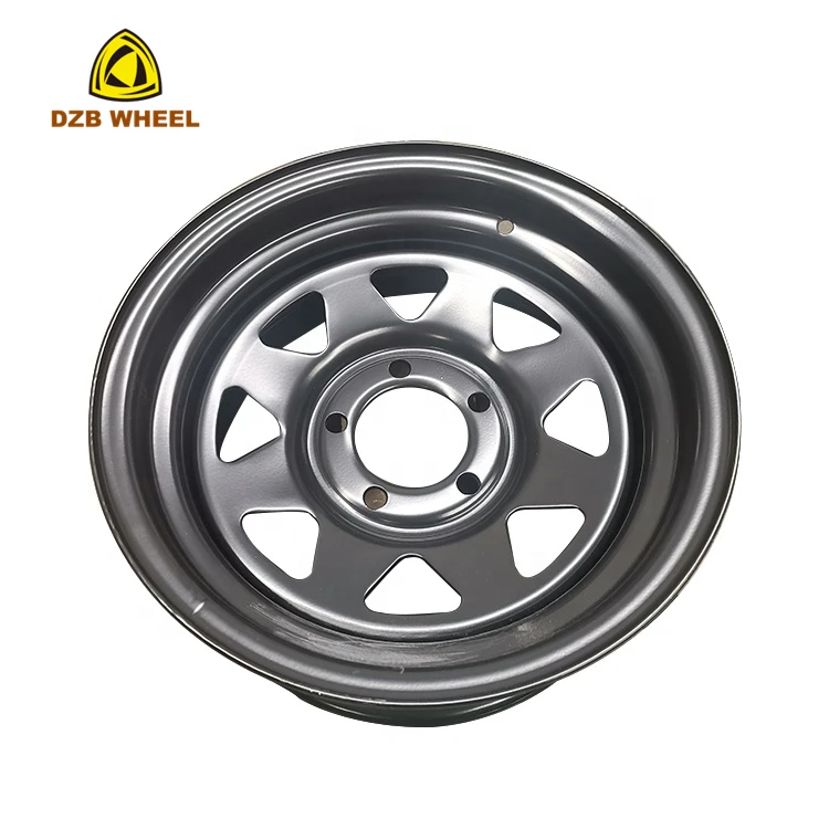 Steel Wheel Rims 8 Spoke Wheels 14 Inch 14X6 Manufactures in China