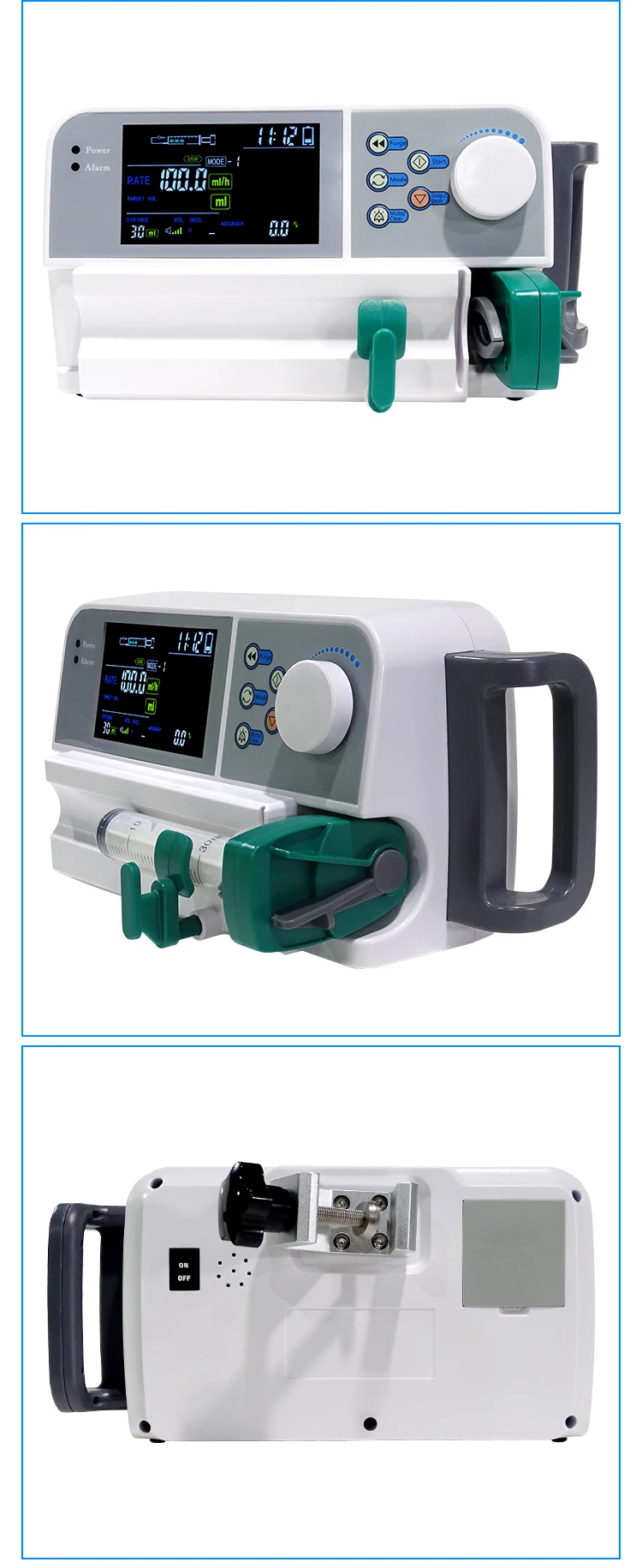 5.11.14 Cheap medical veterinary syringe pumps remote control syringe pump for hospital icu vet electric syringe pump