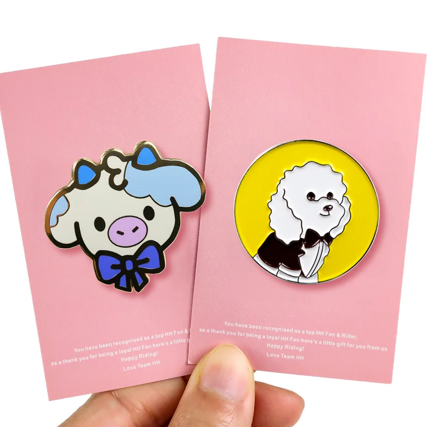 Бесплатный дизайн металлические поделки персонализированные штамп Мягкая Твердая эмалированная электронная почта