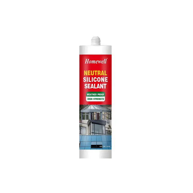 
280ML clear neutral GP silicone sealant Wholesale Excellent performance neutral silicone sealant for glazed glass 