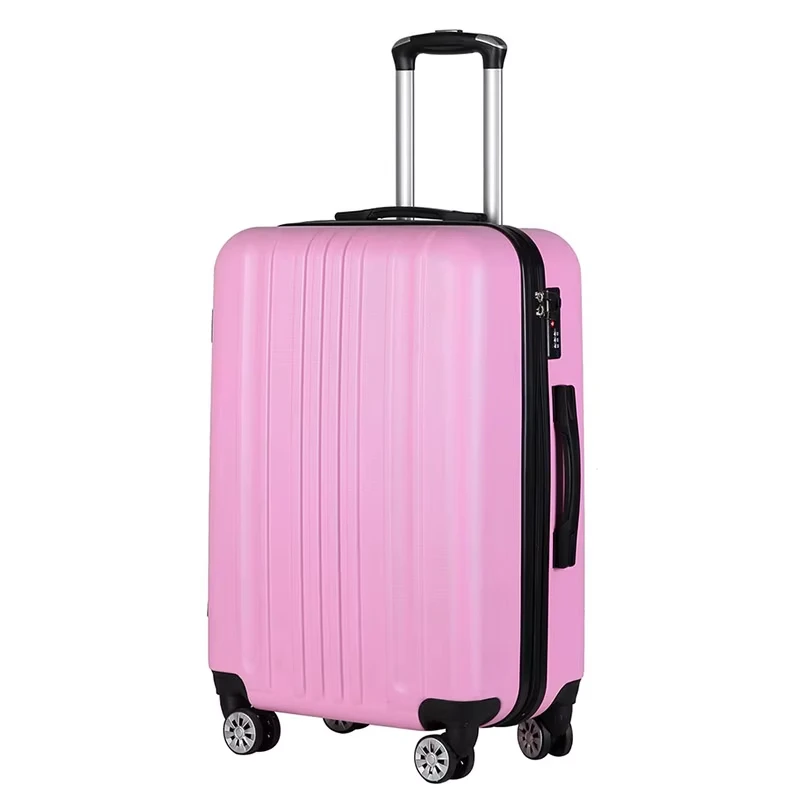 Hot Sale Custom 16/18/20/24/28 Inch Cabin Case Lightweight ABS Hardside Suitcase Durable Carry on Suitcase With 4 Spinner Wheels