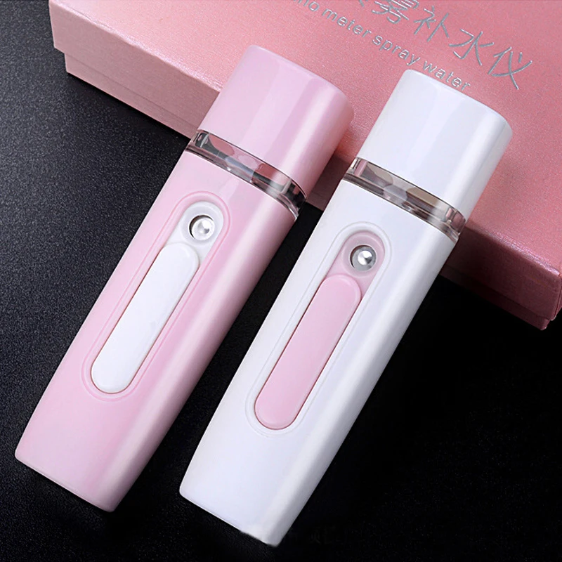 Portable Nano Mist Sprayer Facial Steamer Face Spray Moisturizing Facial Spray Usb Ionic Support Sensitive Skin Nano Sprayer 305