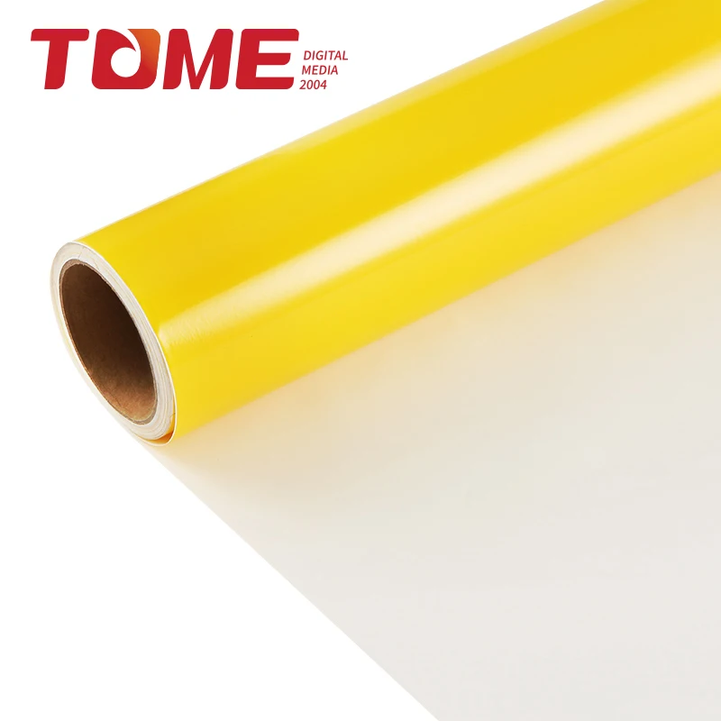 TOME color cutting vinyl sticker paper rolls red pvc matte color cutting vinyl color vinyl sticker for cutting plotter