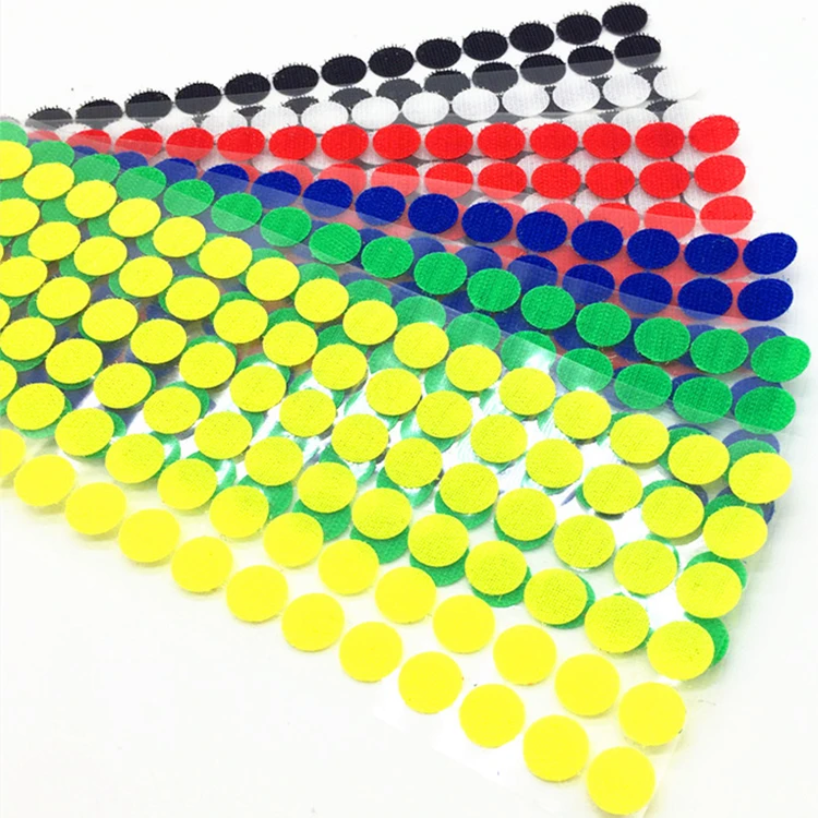 Colored Custom Amazon High Velcroes Self Adhesive Hook and Loop Tape Decorative Dots Garment & processing Accessories