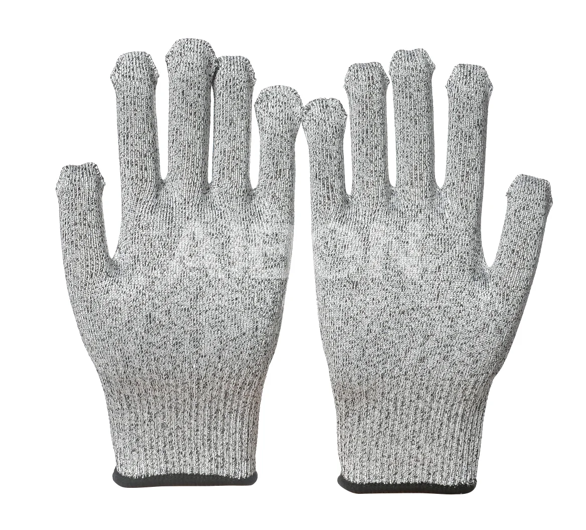 orange seamless knit nylon nail tech use impact cotton or polyester oilfield nitrile thin layer latex rubber coated work gloves