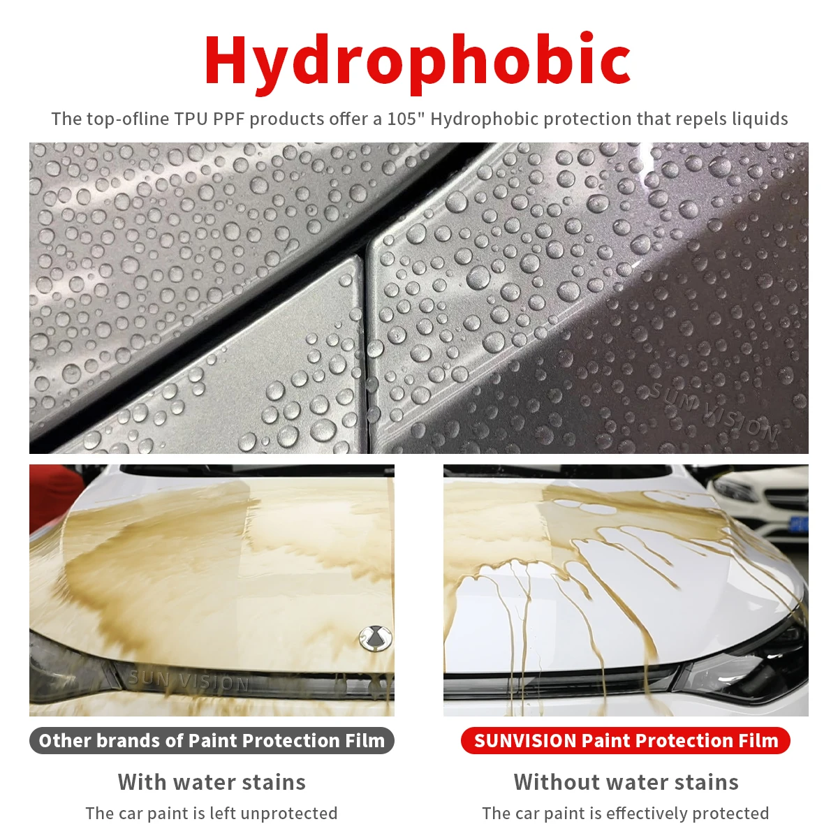 Clear TPH PPF Self Healing Transparent Paint protection Film 5 Years Warranty No Yellowing Car Sticker TPH PPF film