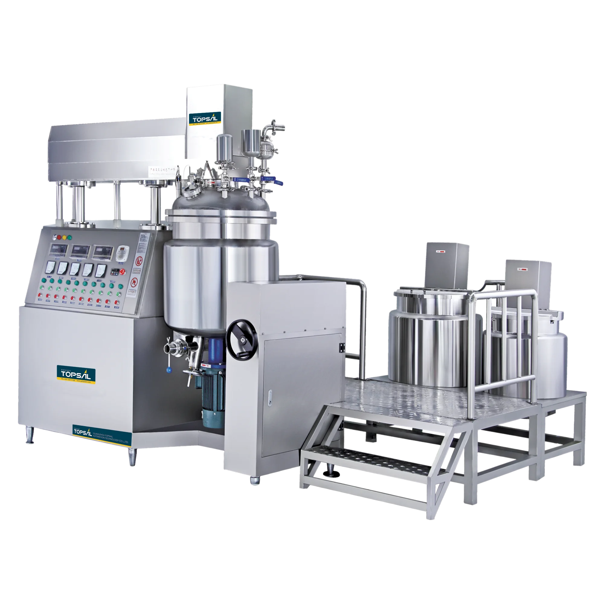Special Hot Selling Cream Mixer Cosmetic Machine 100 L Vacuum Emulsifying Mixer Vacuum Homogenate Machine