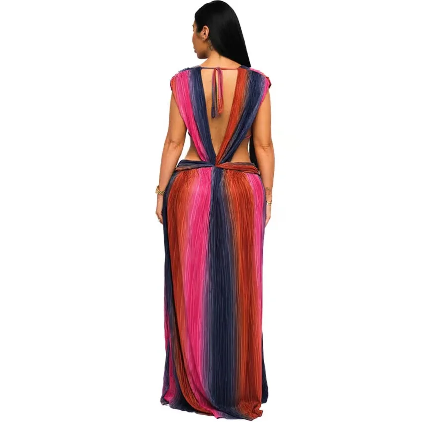 New Design Fashion Casual Stock ready for ship Women Summer Dresses