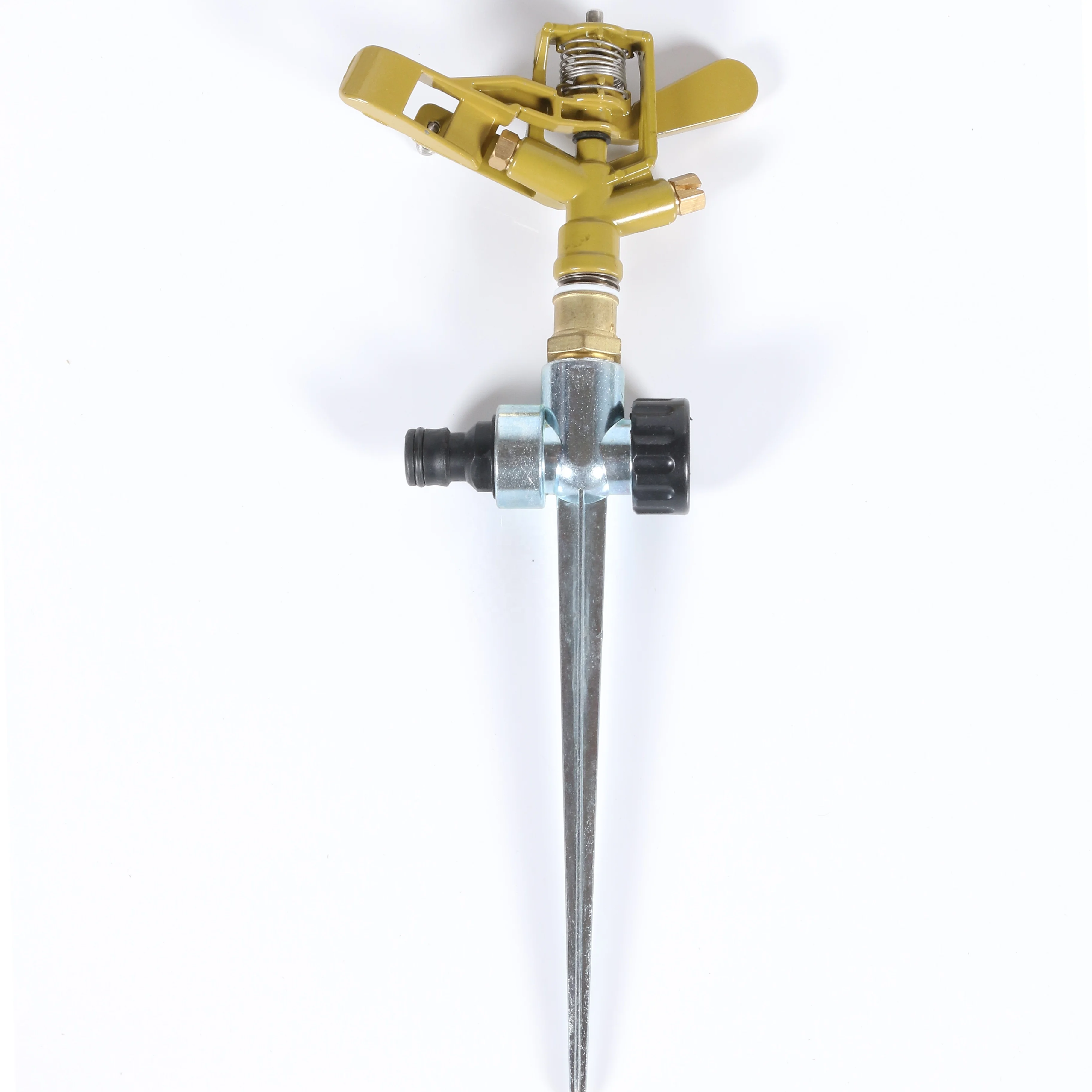 1/2 дюймовый полный или запасной круглый Цинковый Сплав Регулируемый Импульсный спринклер низкого давления из цинкового сплава с цинковым металлическим шипом