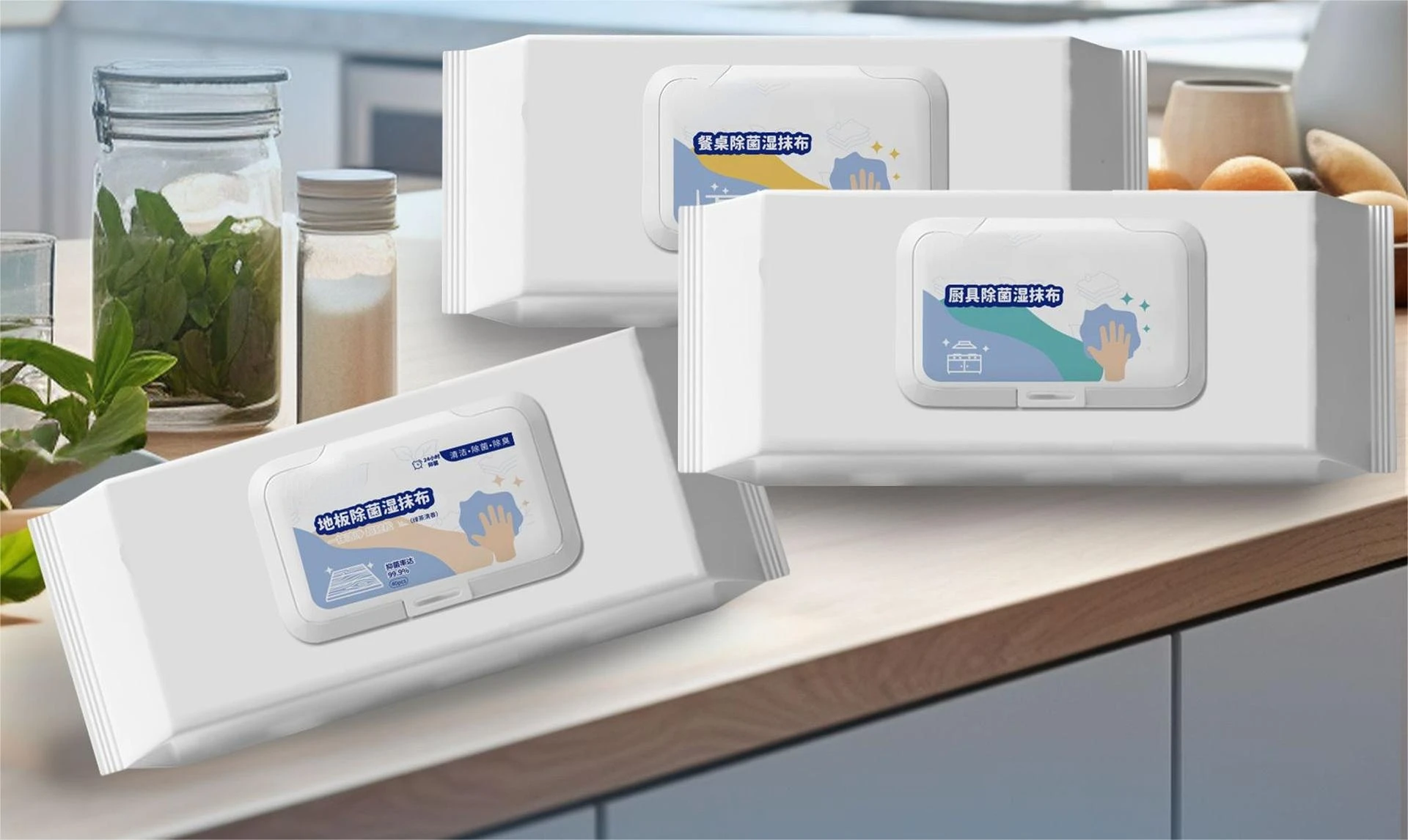 OEM Manufacture non woven cleaning Wet floor wipes household kitchen clean wipes for house clean