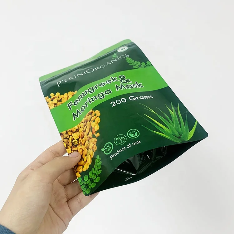 custom Print Plastic Stand up bag condiment Packaging for Coffee/Nut / Snack / Meat /Candy /Powder Food