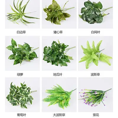 Different Types Wholesale Artificial Indoor Green Wall Panels Moss Grass Home Art Decoration Wall