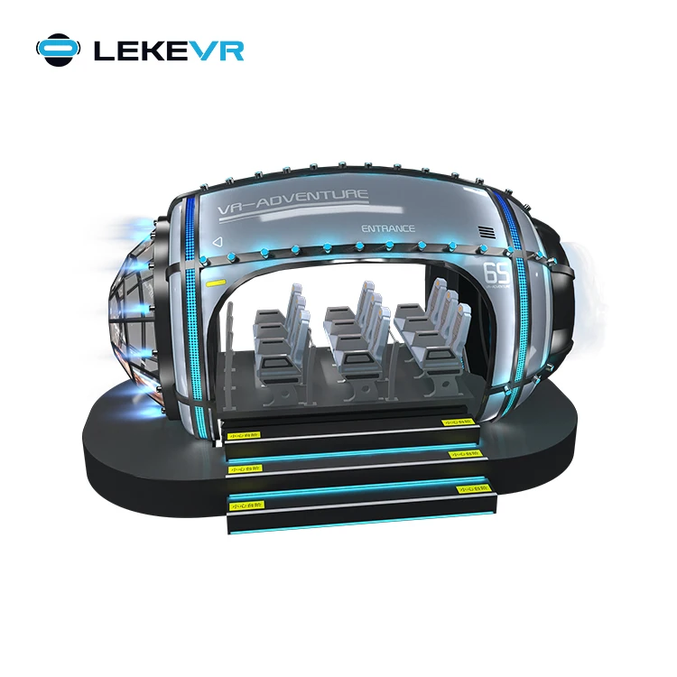 LEKE VR Ocean Park Multiplayer 9D Commercial VR Theme Park Cinema Game Machine Simulator Chair