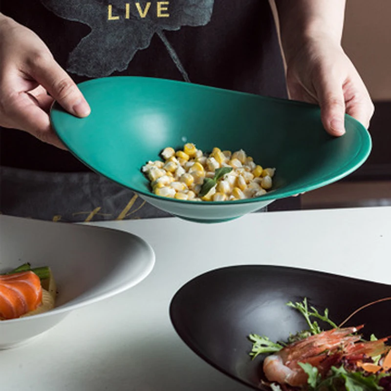 good quality new models Factory wholesale salad bowl ceramic colorful ceramic bowl ceramics bowls