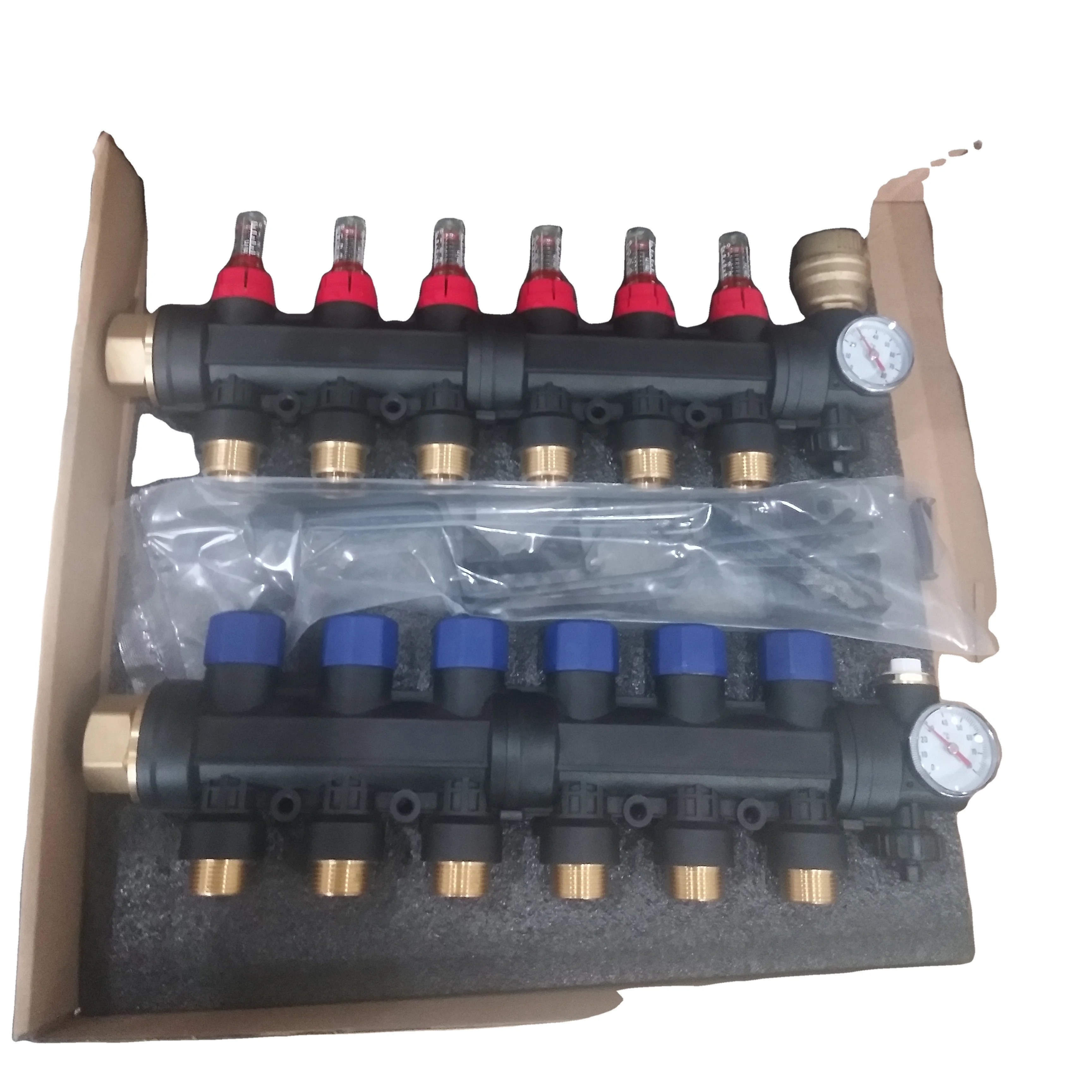 Copper-Plastic Manifold 6loop