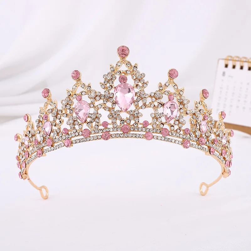 Диадема с кристаллами и стразами для свадьбы корона конкурса красоты королевы женские аксессуары
