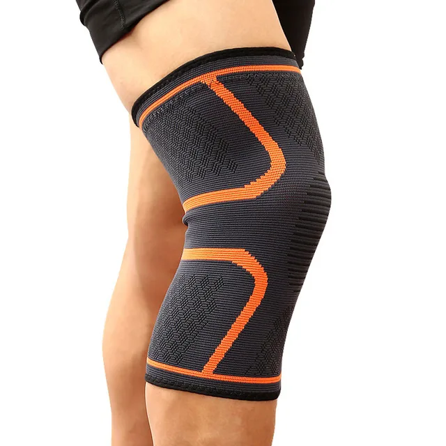 Knee Support Protect Fitness Running Cycling Braces Kneepad Elastic Nylon Sport Gym Knee Pad Warm Sleeve#HX-17